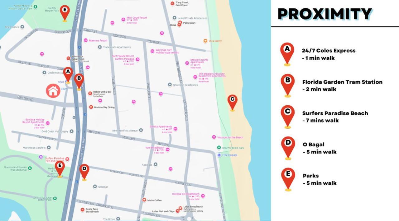 Apartment The Tropical - Pet Friendly 2br Escape Near & Tram With Parking Gold Coast